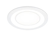 Trio Core 652610131, blanco mate: vista frontal del empotrable
