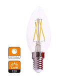 RSR Bombilla Led Vela Clara C35 E14 5W 2700K Dimmable