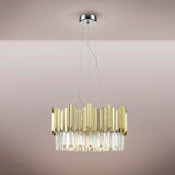 Schuller Tiara Lámpara de techo colgante de 6 luces cromo y oro 605137