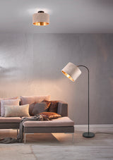 Trio Julieta Plafón tela beige 619000244