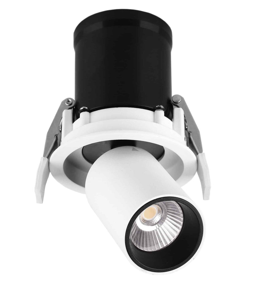 Mantra Garda Empotrable LED  blanco, negro 6400