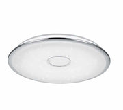 Plafón de techo Trio Osaka LED cromo CCT regulable con mando Ø65cm 678710006
