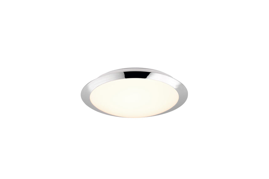Trio Umberto Plafón LED de plástico cromo 680310106