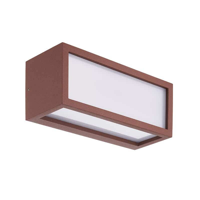 Mantra Utah Aplique exterior E27 1 Luz IP65 marrón 7052