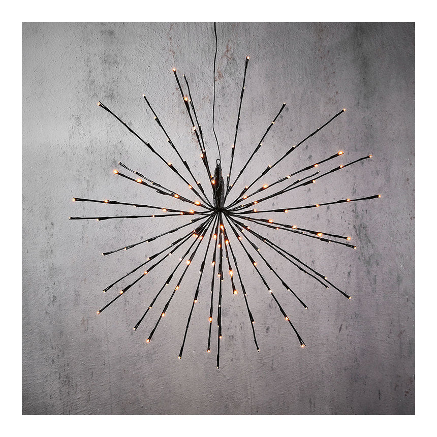 Elektro3 navidad Guirnalda decorativa Estilo Fuegos Artificiales Blanco Cálido Ø70Cm 72358