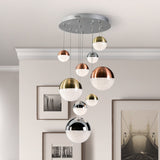 Schuller Sphere Lámpara de techo colgante 9 luces colores D50 dimable 793091D