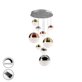 Schuller Sphere Lámpara de techo colgante 9 luces colores D50 dimable 793091D