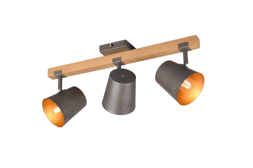 Trio Bell Foco de metal níquel antiguo 801900367
