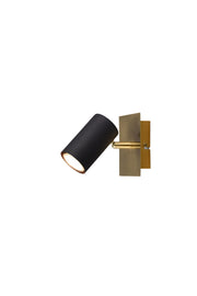 Foco Trio Marley negro y dorado 802400180