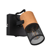 Foco Trio Tosh negro mate 804370132
