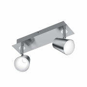 Trio Narcos Foco LED de metal níquel mate 873170207