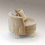 Schuller Viena Sillón beige oro 8811035
