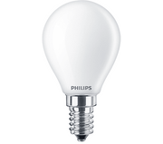 Bombilla de filamento Philips mate 40W P45 E14 2700K-3000K (Cálida) 470lm 763435