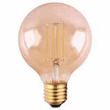 Mantra Bombillas E27 LED E27 6.5W 2200K 650lm G95 transparente R09229