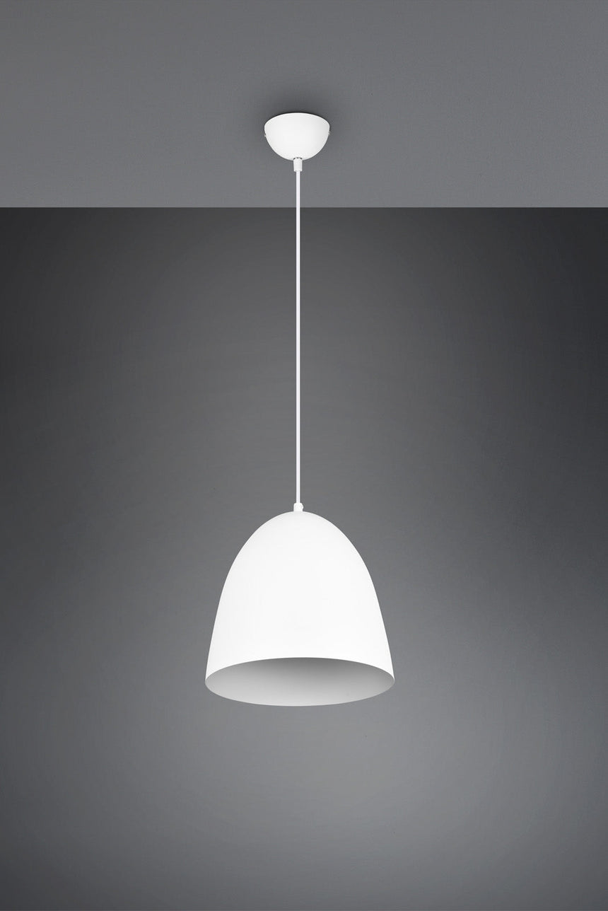 Trio Tilda Lámpara de techo colgante metal estera blanca R30661031