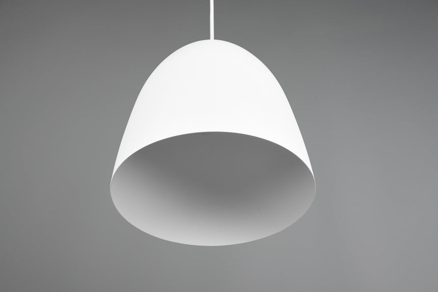 Trio Tilda Lámpara de techo colgante metal estera blanca R30661031
