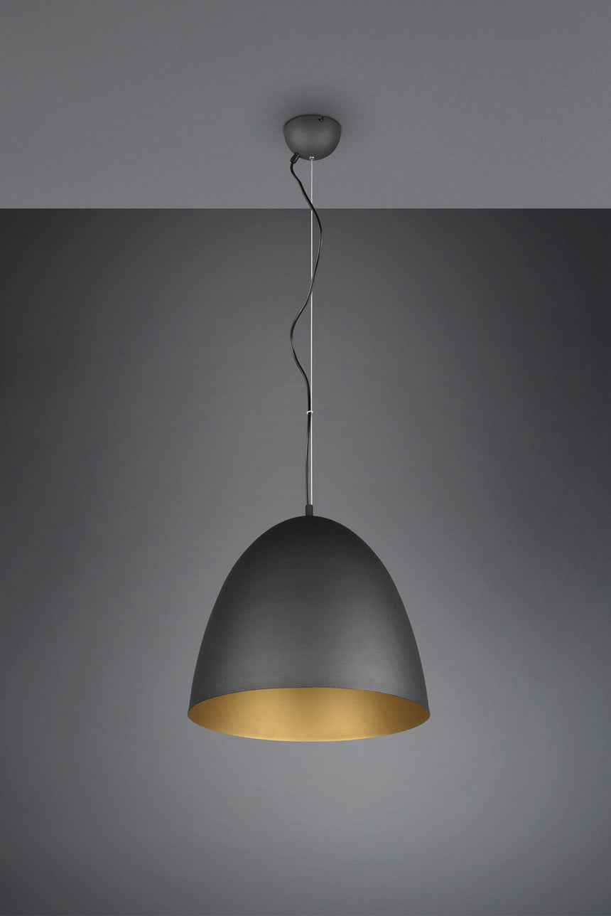 Trio Tilda Lámpara de techo colgante metal schwarz-gold R30661980