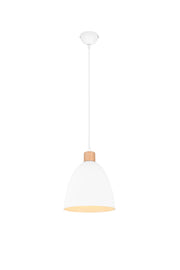 Trio Jagger Lámpara colgante de metal blanco mate R30681031