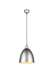 Lámpara de techo colgante Trio Jagger níquel antiguo 150cm R30681067