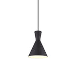 Trio Enzo Lámpara colgante de metal estera negra R30781032
