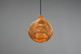 Trio Sprout Rattan Mesh Pendant Light, Natural Finish R31291036