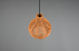 Trio Sprout Rattan Mesh Pendant Light, Natural Finish R31291036