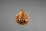 Trio Sprout Rattan Mesh Pendant Light, Natural Finish R31291036