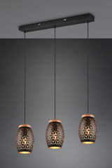 Trio Bidar Lámpara de techo colgante metal dorado R31573080