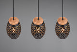 Trio Bidar Lámpara de techo colgante metal dorado R31573080