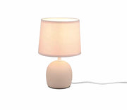 Lámpara de sobremesa Trio Malu cerámica beige R50802644