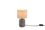 Lámpara de sobremesa Trio Mala cerámica marrón R50941044