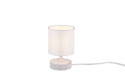 Lámpara de sobremesa Trio Marie cerámica blanco R50980101