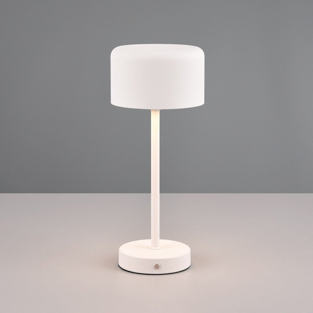 Trio Jeff Sobremesa LED portátil táctil metal blanco mate R59151131