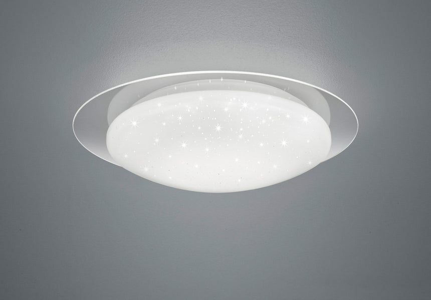 Trio Frodo Plafón LED plástico blanco R62064800