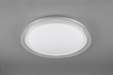 Trio Heracles Plafón LED plástico blanco R62371200