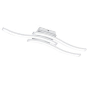 Plafón de techo Trio Route LED 3 luces blanco mate 4000K 56cm R62473131