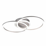 Trio Venida Plafón LED de metal titán R62783187