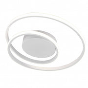 Plafón de techo Trio Zibal LED blanco mate 3000K regulable Ø39cm R62911131