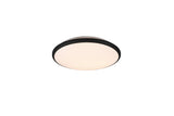 Trio Limbus Plafón LED de plástico estera negra R67021132