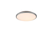 Plafón de techo Trio Limbus LED titán 3000K regulable Ø34,7cm R67021187