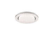 Plafón de techo Trio Atria LED blanco CCT regulable con mando Ø38cm R67041000