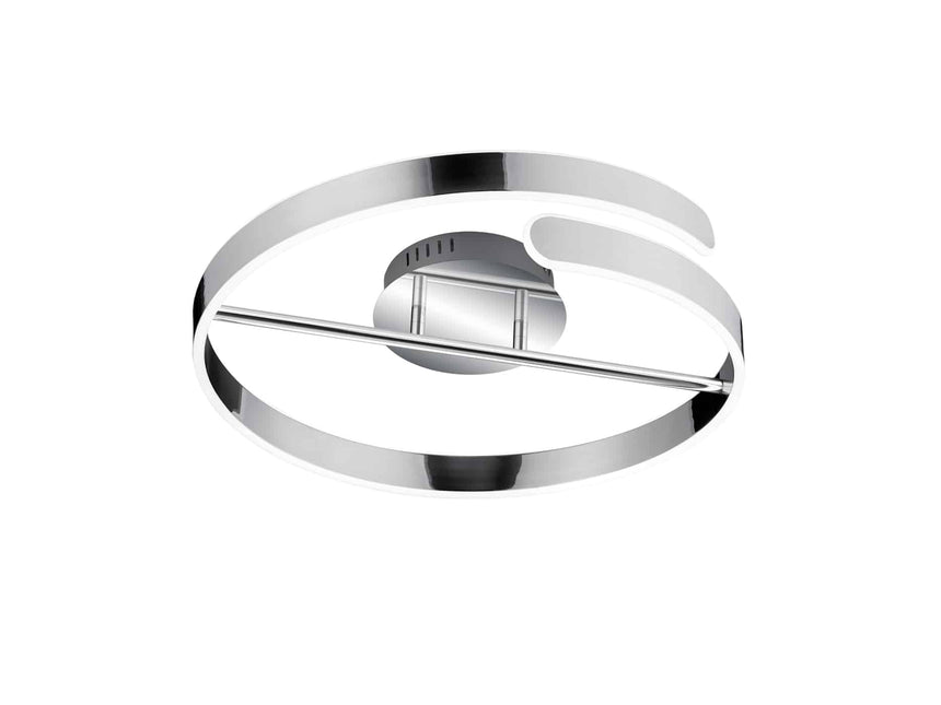 Trio Parma Plafón LED de metal cromo R67071106