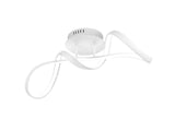 Trio Perugia Plafón LED de metal estera blanca R67091131