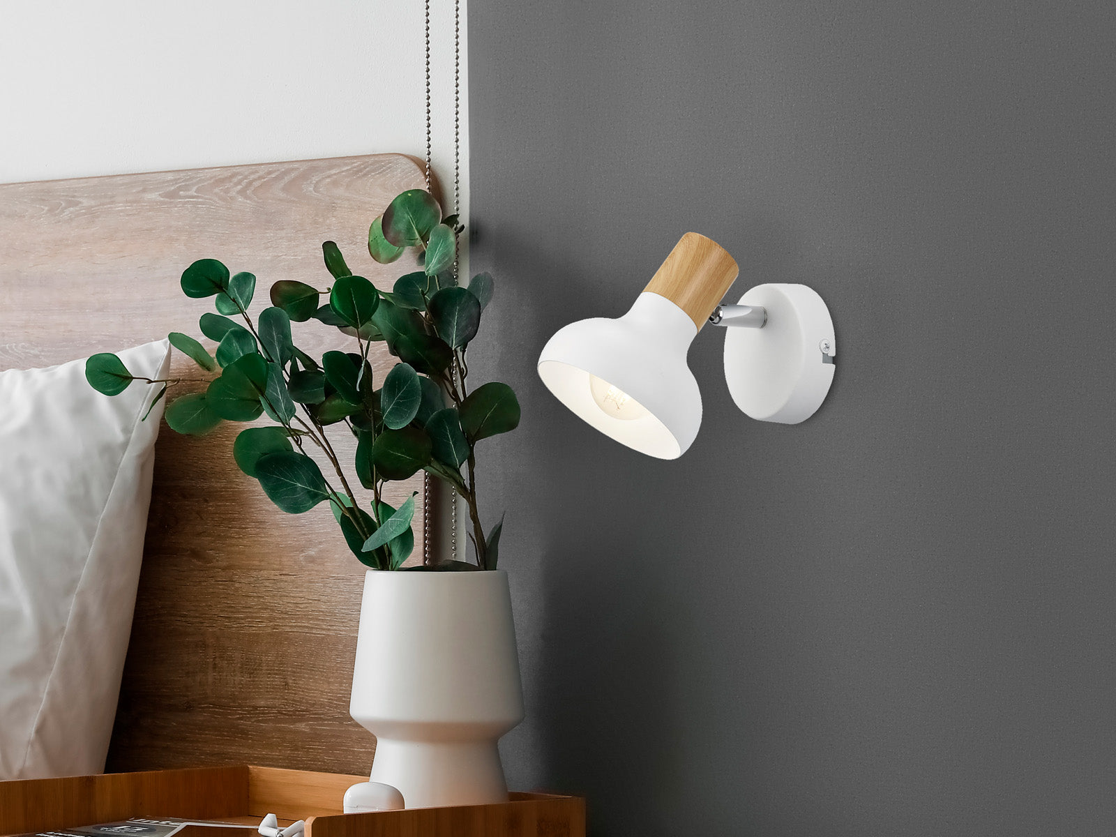 Trio Latika Foco metal blanco mate R81521031