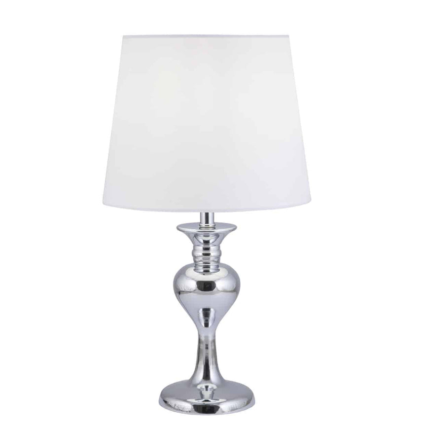 AJP FERRAT 10868-2 SOBREMESA FERRAT CROMO 1 X 60W E-27 - PACK 2 UNS