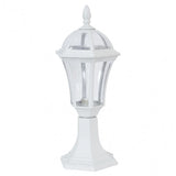 Fabrilamp Comino Sobremuro Exterior 1xe27 Blanco Ip44 Policarbonato 47,6x17,6x17,6 Cm 126171001